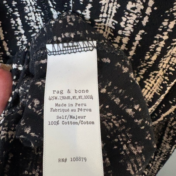 Rag & Bone Black and Beige Tank Top size small - Picture 5 of 5